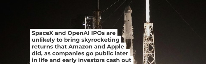 SpaceX is among the many companies that hope their initial public offerings take off. AP Photo/John Raoux